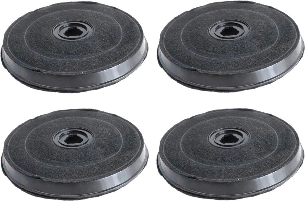 4x Trade-Shop Aktivkohle-Filter Ø230mm für Dunstabzugshauben ersetzt EHFC57 E3CFF57 1110043412317 1110043412358 4006002713 4006009353 4006157046