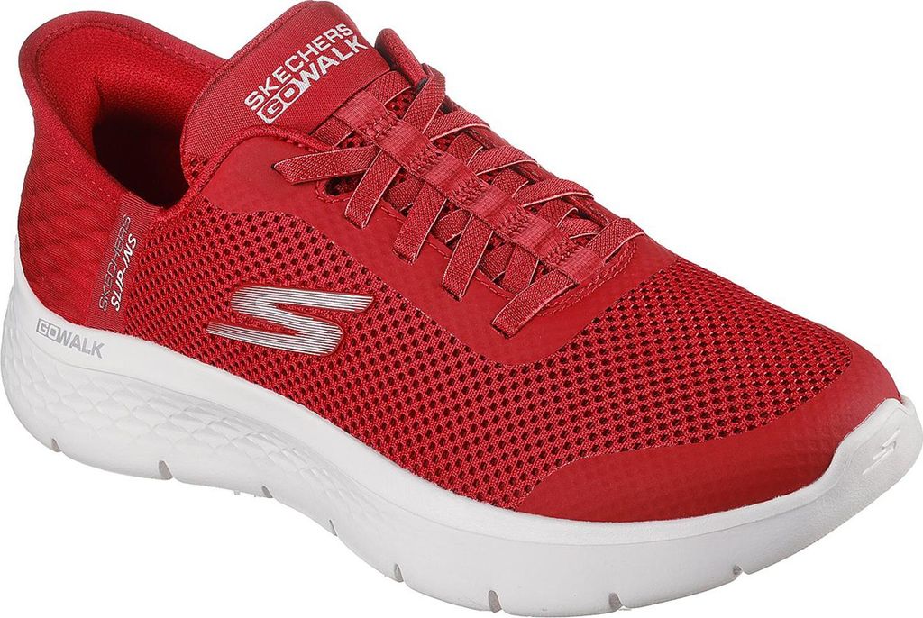 Skechers Go Walk Flex- Grand Entry Sportschuhe Damen Trainingsschuhe Slipper Rot Sport, Schuhgröße:38 EU