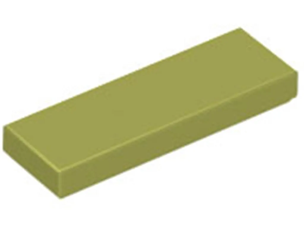 Tuiles Lego 1x3 vert olive 100 pièces pour modélisme et décors - 2