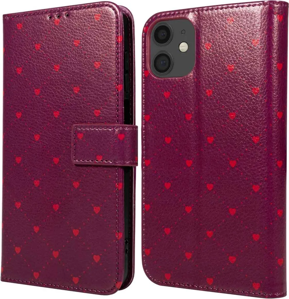Norn Custodia per iPhone 6,iPhone 6s Flip Cover in pell PU Simpatico Cartone Animato con Portafoglio Caso,con Supporto Stand,Antiurto con Slot per schede,Magnetica a scatta,Arancia