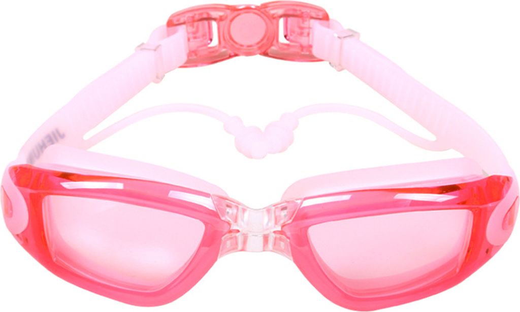 Schwimmbrille für Erwachsene mit Ohrstöpsel, für Männer und Frauen, wasserdicht, kein Auslaufen, beschlagfrei, klare Linse, Tauch- und Schnorch...