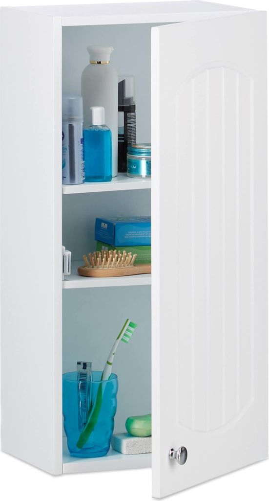 Relaxdays Badezimmerschrank hängend, Badhängeschrank, Produktbild 
