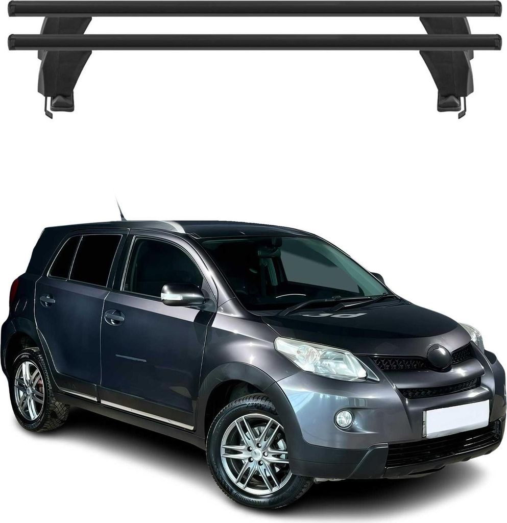 Menabo Dachträger Grundtäger für Toyota Urban Cruiser 2008-2014 50kg Alu Schwarz