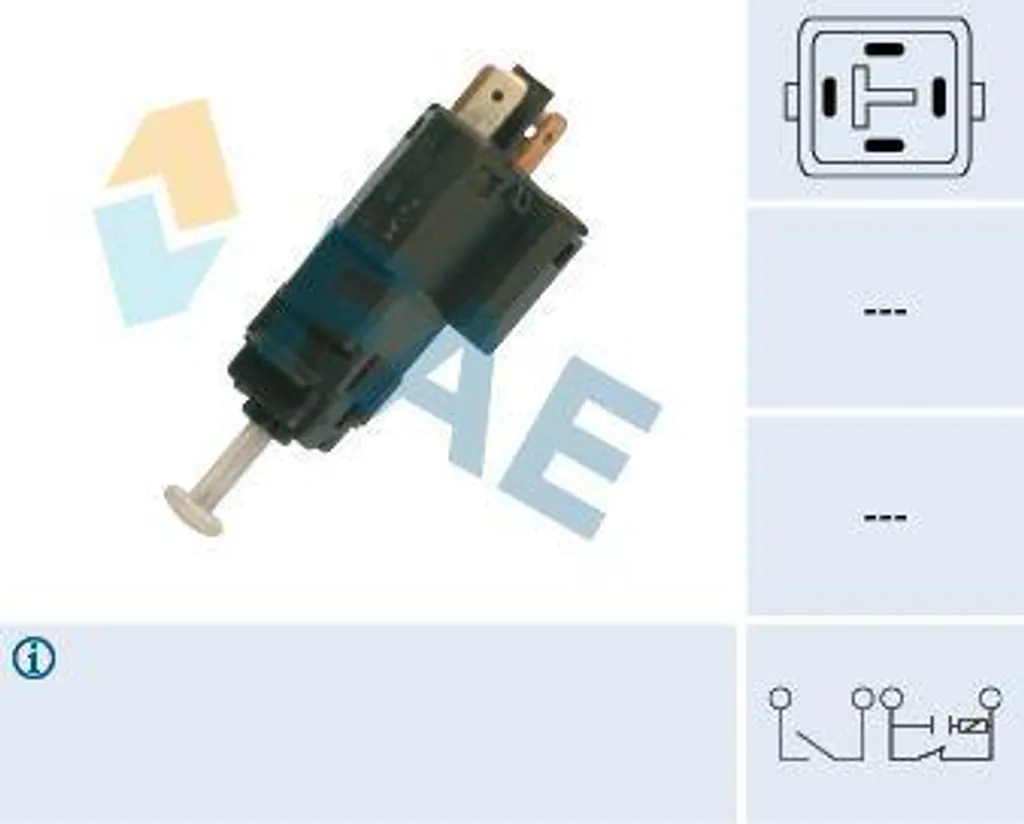Interruttore Stop FAE 24517 Opel 9149766 - Ricambio Qualità Premium