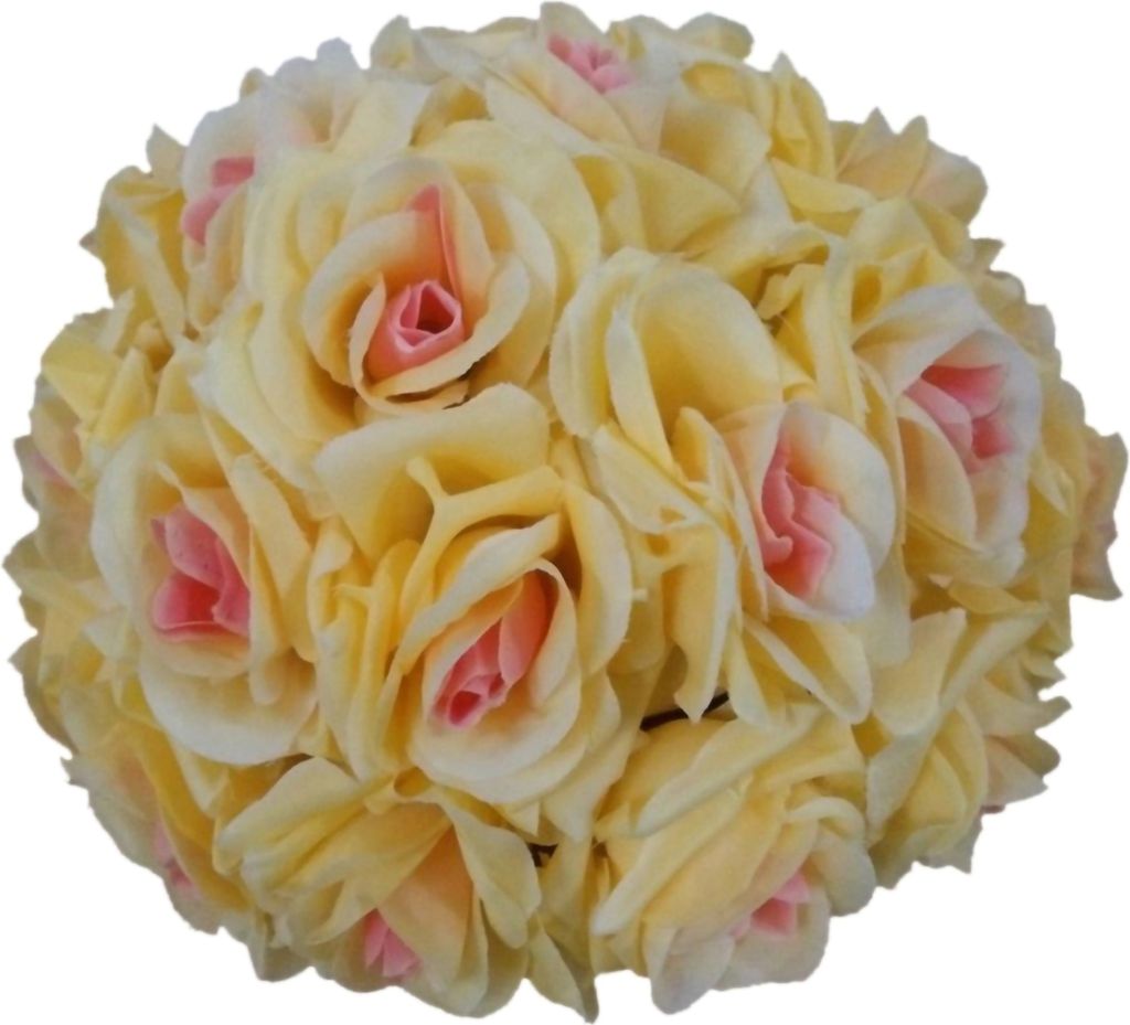 Rose Blumenkugeln romantische realistische Rosenblüten Plastik Rose künstliche Blumenkugeln für Party-Sekt