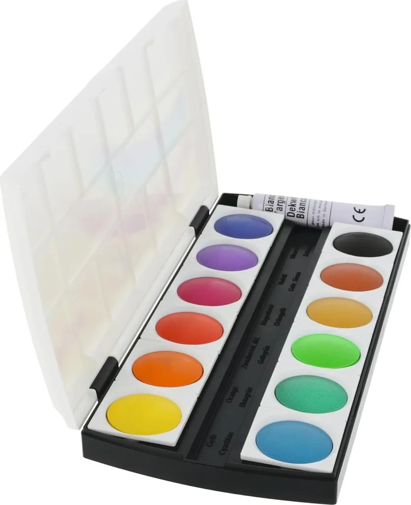 Kit 12 couleurs pour artistes : fini mat et blanc opaque anti-trace
