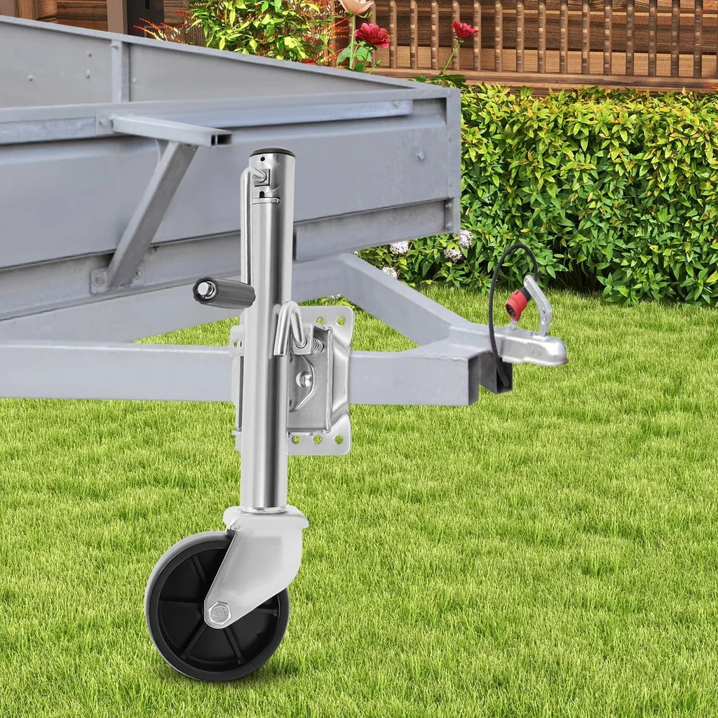 Roue jockey 540 kg en acier au carbone - Roue 15,24 cm ultra robuste - 2