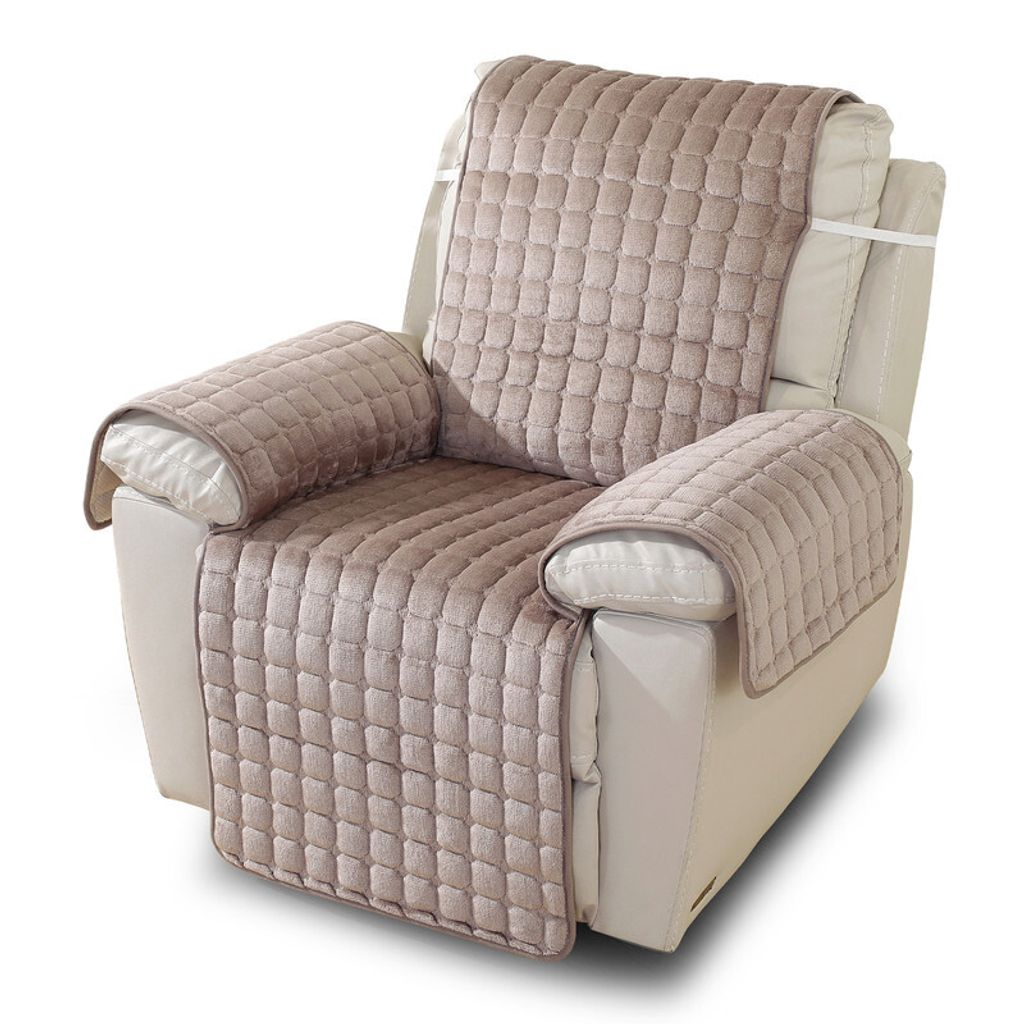 （Brown）Chair protector Protiskluzový potah na křeslo Obrázek produktu 