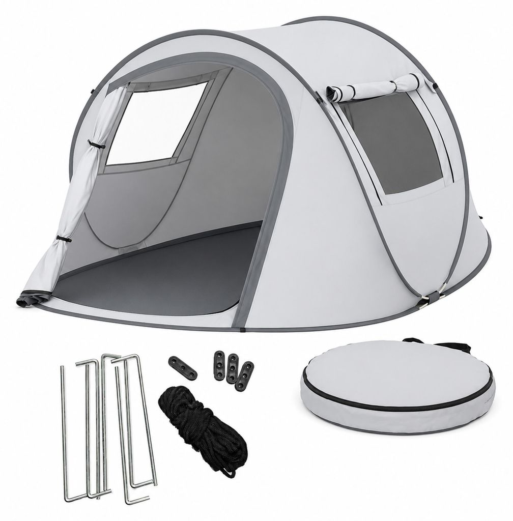Relaxdays Pop Up Zelt, 2-3 Personen, schneller Aufbau, UV Produktbild 