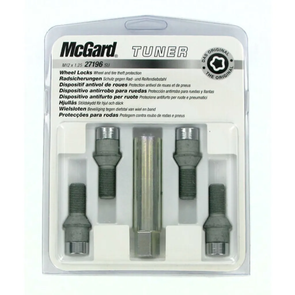 Jeu de Boulons de Roue Antivol McGard A010 pour Jantes de Type Tuner