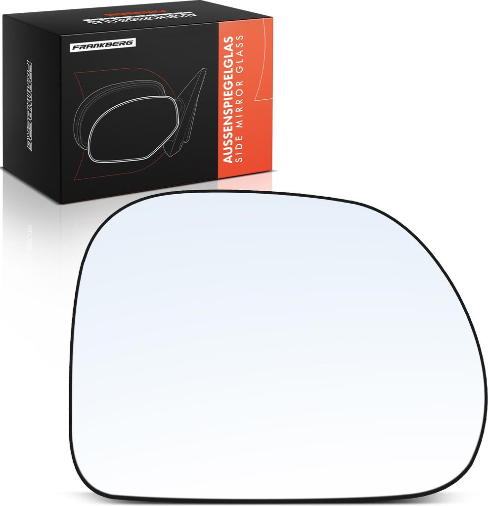 Frankberg 1x Spiegelglas Außenspiegel rechts für Fiat 500L 351 352 Bj ab 2012 0.9L-1.6L