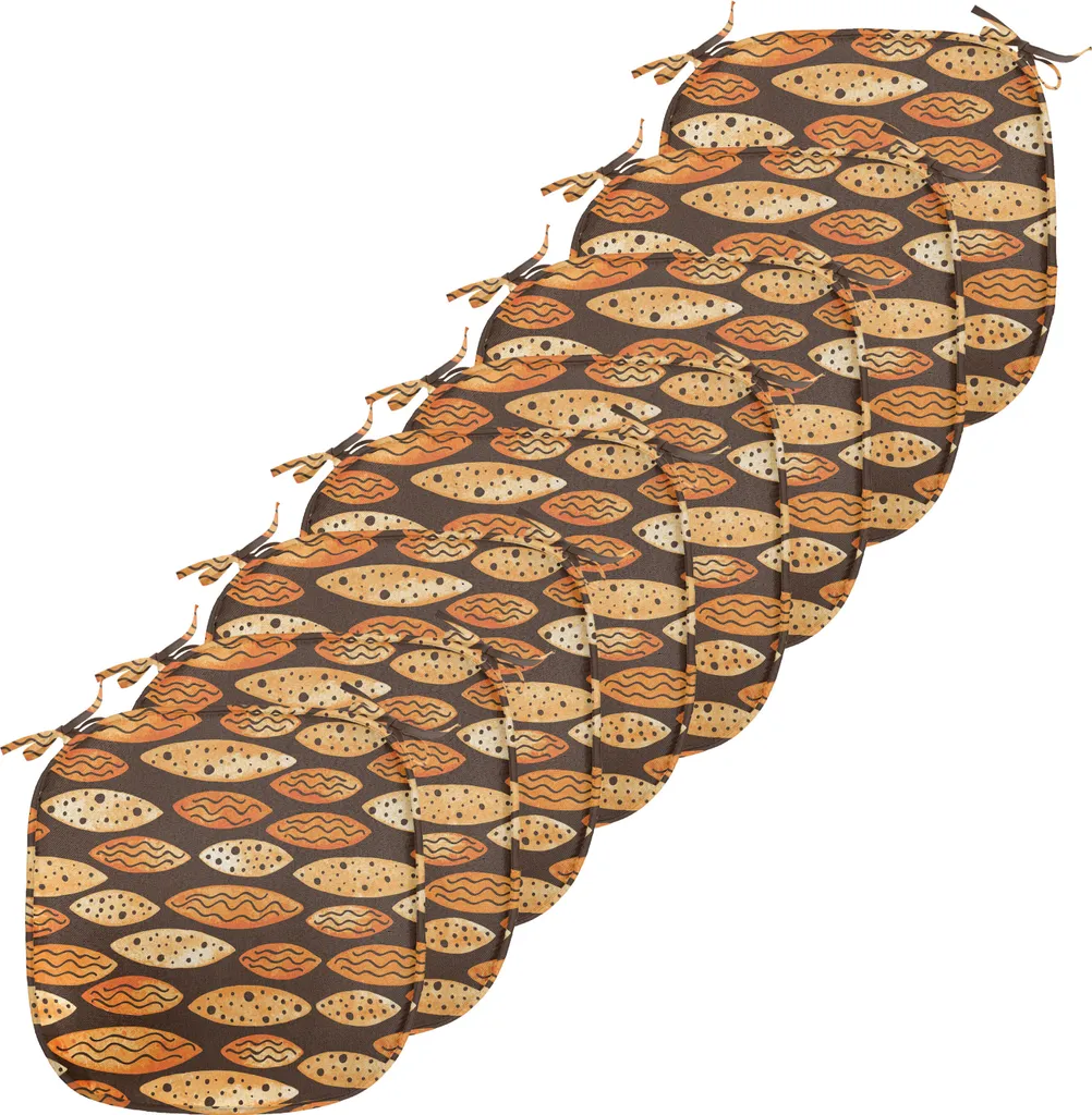 Coussins Décoratifs de Cuisine 40x40 cm Lot de 8 pour Sièges Salle à Manger