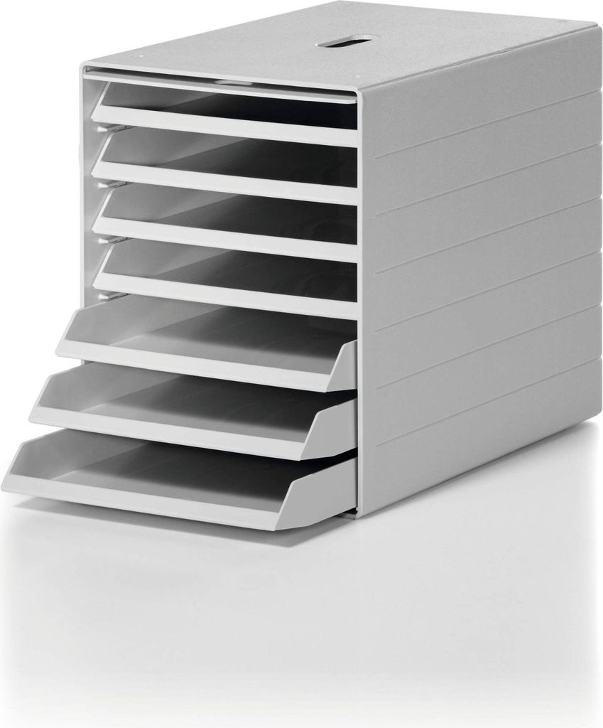 DURABLE Pojemnik z szufladami IDEALBOX PLUS 7, Szary, Zdjęcie produktu 