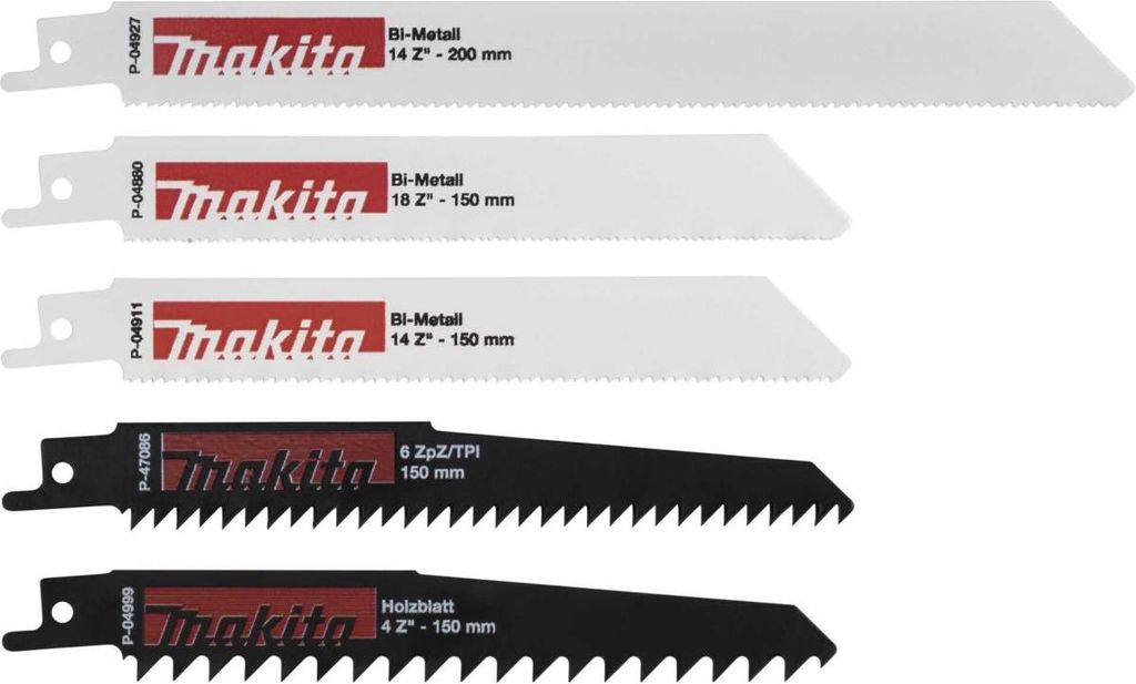 Makita - Sada pilových plátků pro pístové pily - na dřevo, Obrázek produktu 