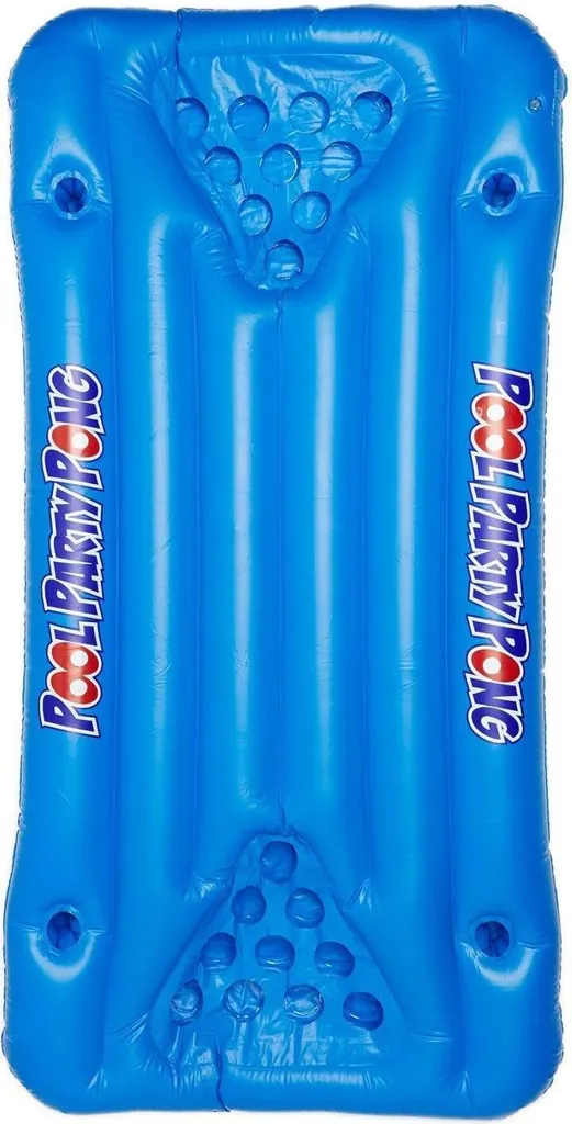 Matelas gonflable Beer Pong résistant en PVC avec 20 porte-gobelets