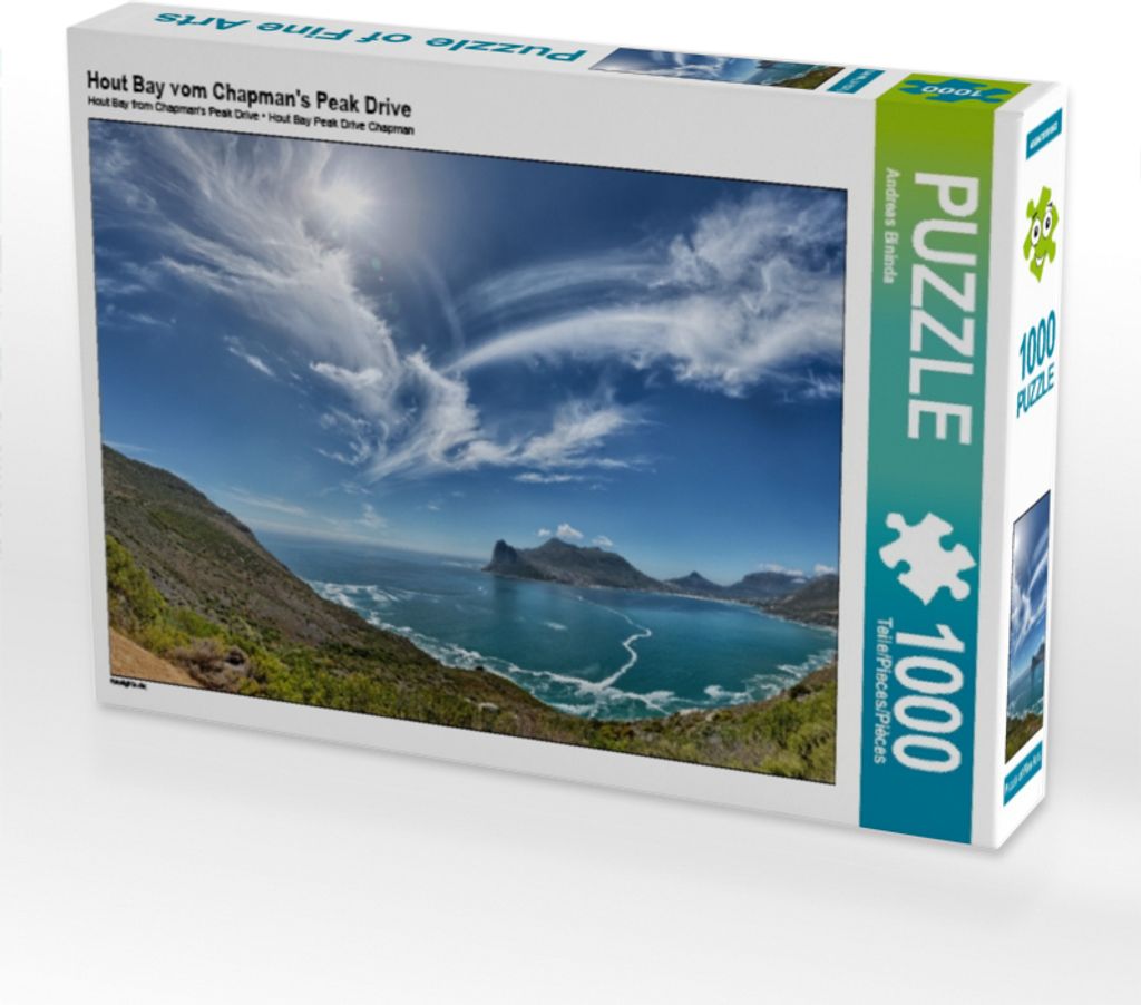 Calvendo Hout Bay vom Chapman's Peak Drive 1000 Teile Puzzle quer 640x480mm, Bininda Andreas; 7398861
