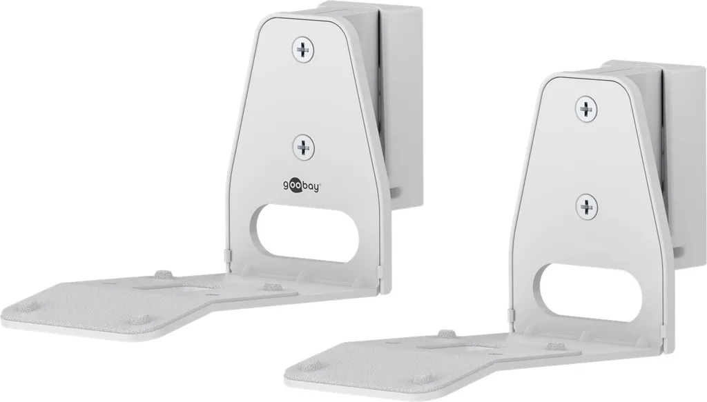 Fixez vos enceintes au mur avec le support Goobay Flex pour gagner de la place