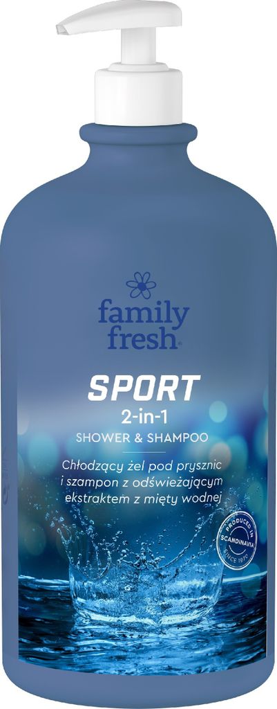 FAMILY FRESH Kühlendes Duschgel 2in1 Sport 1000ml