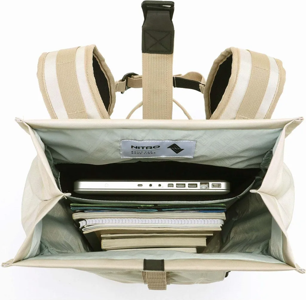 Nitro Scrambler Backpack 28L Dune Cachi: Avventura Urbana e Weekend - 10