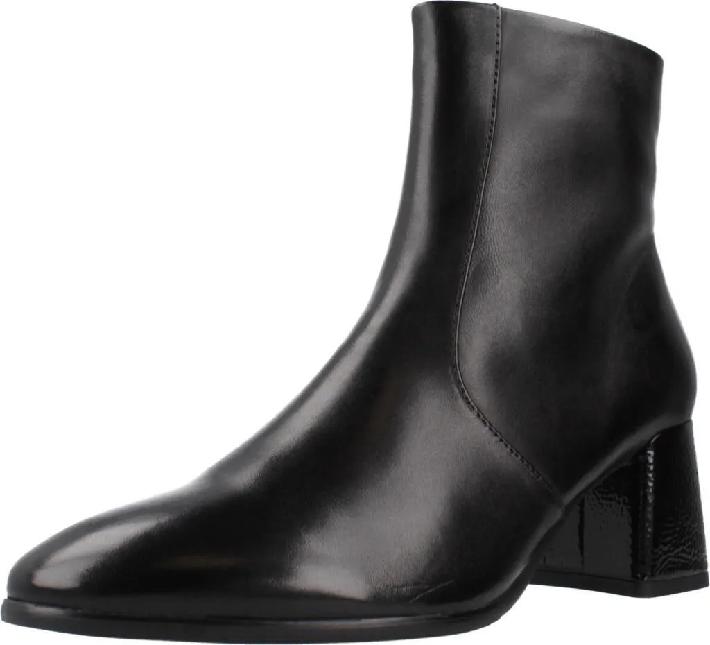 Regarde Le Ciel Millie 012695 Noir - Bottines en Cuir Souple pour Femme