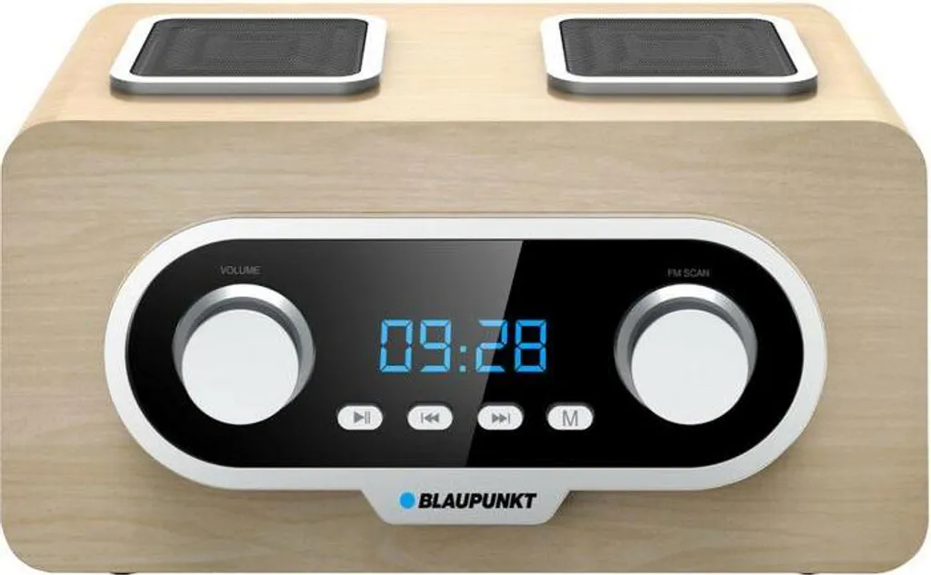 Radio de cuisine portable Blaupunkt PP5.2CR bois avec réveil et batterie - 3