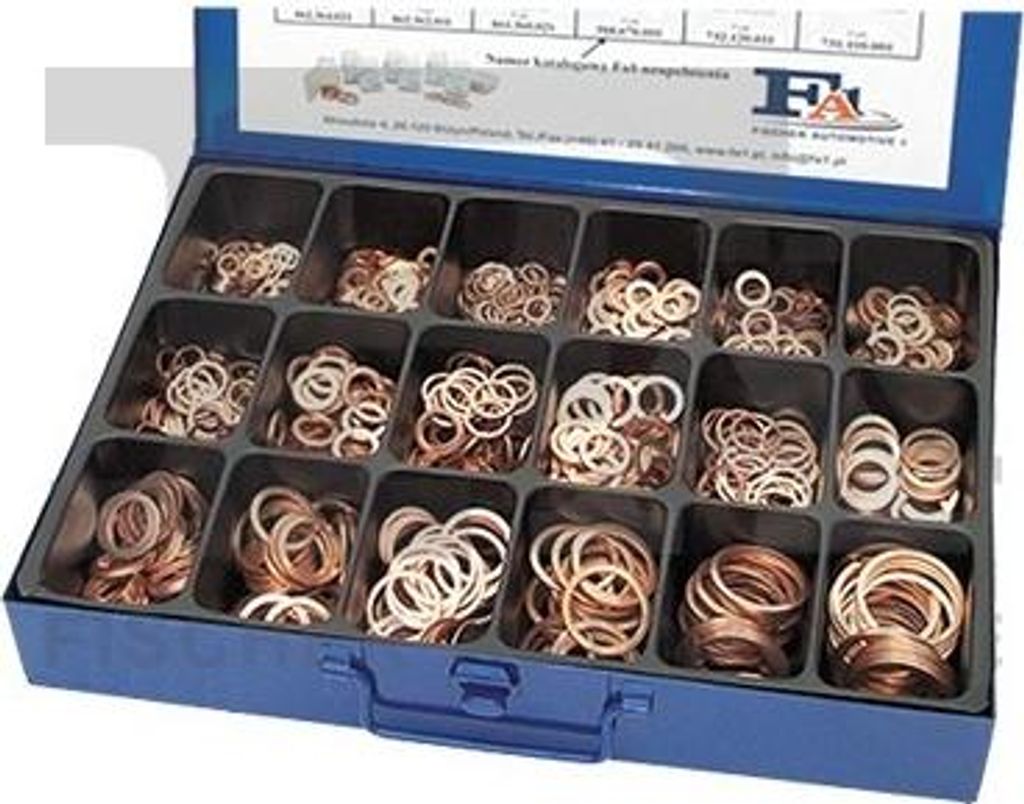 FA1 Dichtringsatz 703.520.001 1mm Kupfer 8mm 12mm Produktbild 