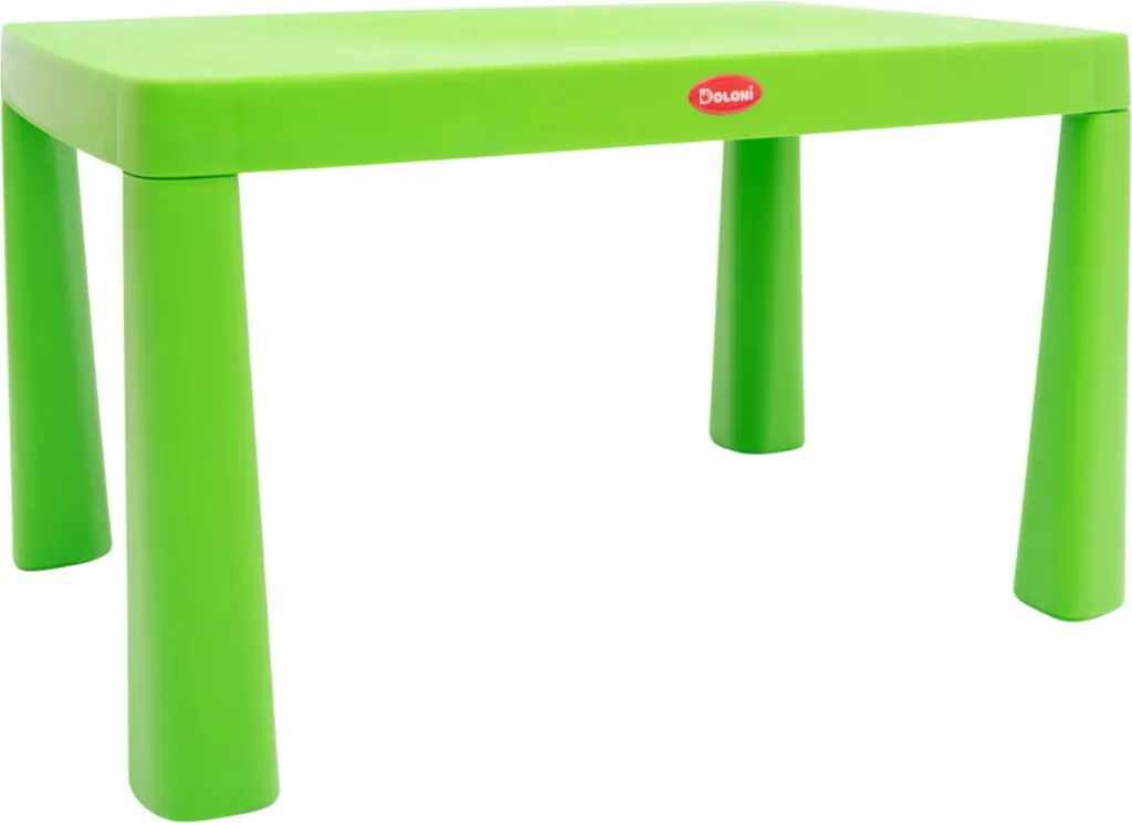 Doloni Ensemble de repas pour enfants Vert - Table et chaises robustes - 2