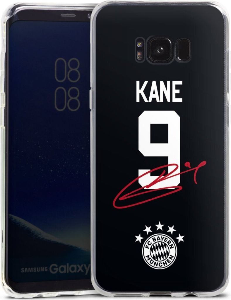 DeinDesign Handyhülle für Samsung Galaxy S8 Plus Silikon Hülle Case Smartphone Schutzhülle FC Bayern München Trikot Harry Kane
