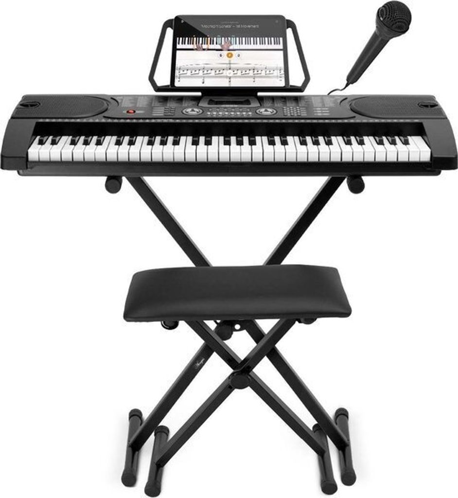 Áengus Keyboard 61 kláves, sada s klaviatúrou, klavírnou Obrázok produktu 