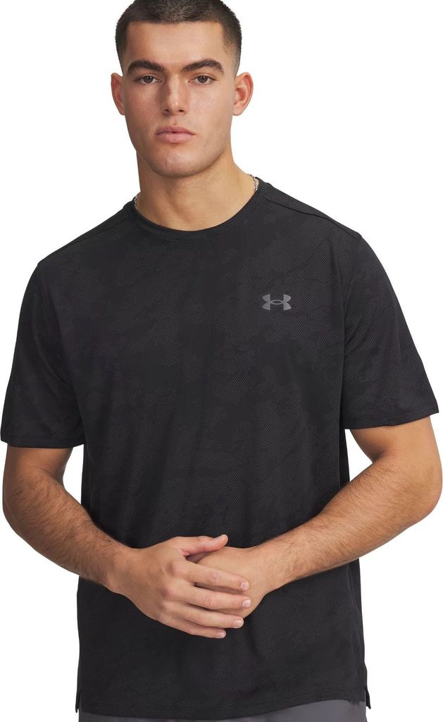 Under Armour Ua Tech Vent Jcqrd Ss - black, Größe:XXL