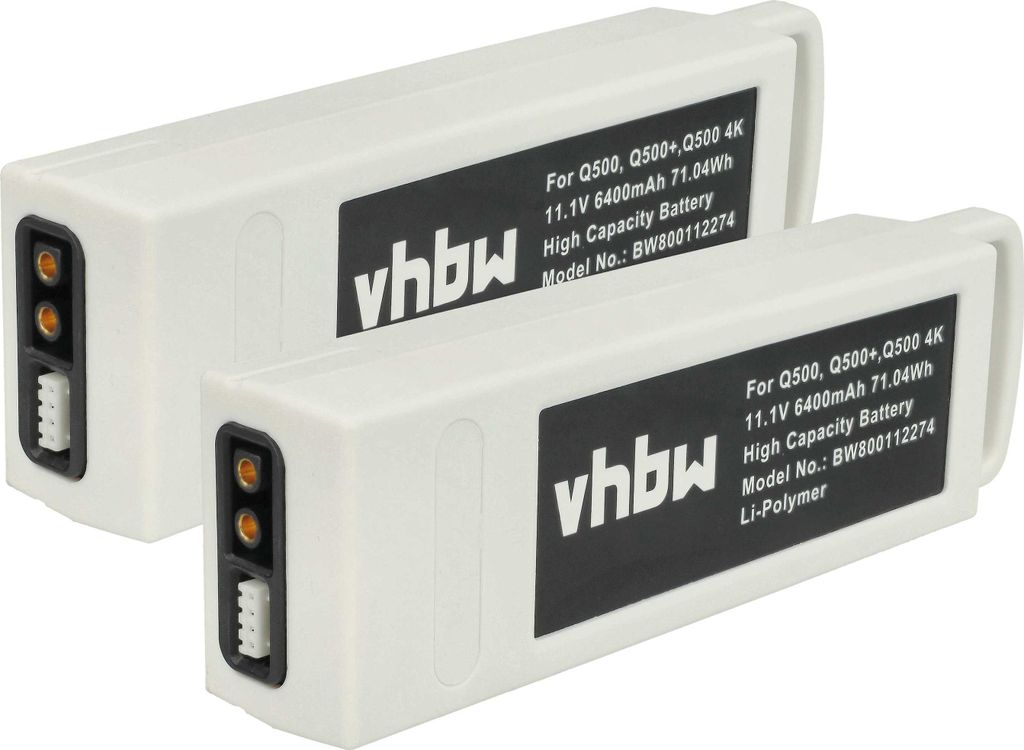 vhbw 2x Akku kompatibel mit Yuneec Q500 4K Typhoon Drohne Produktbild 