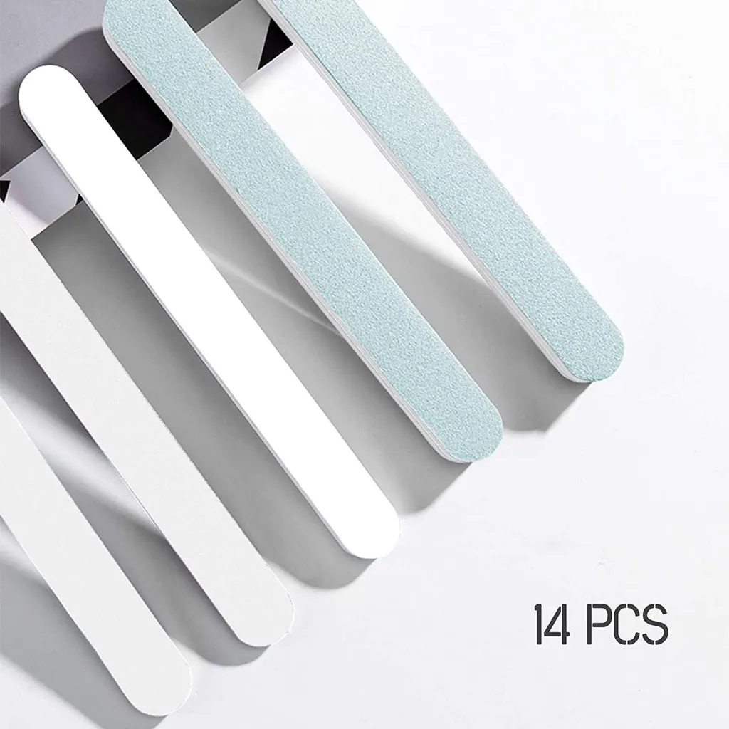 Kit polissoir à ongles 14 pièces outil manucure pour éclat durable - 7