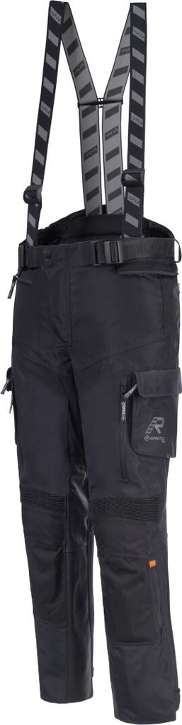 Rukka Ecuado-R Motorrad Textilhose, schwarz/schwarz, Short 56
