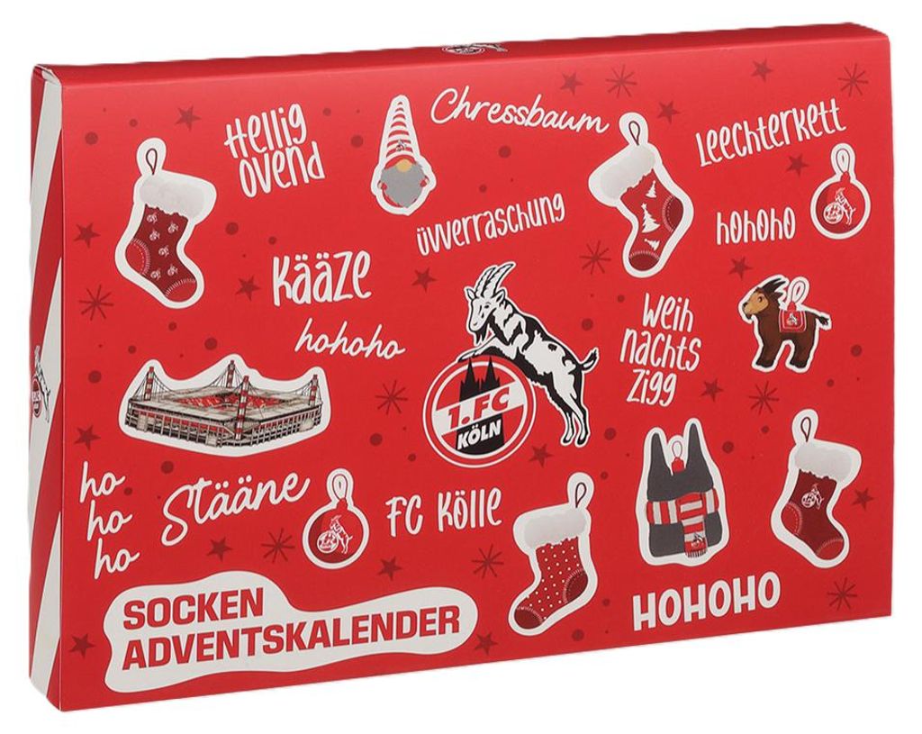 1. FC Köln Socken Adventskalender 2026 Gr. 43-46 Produktbild 