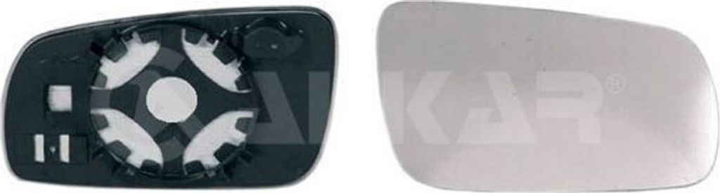 ALKAR Spiegelglas Außenspiegel Rechts für SKODA Octavia I Combi (1U5) Konvex 6402521