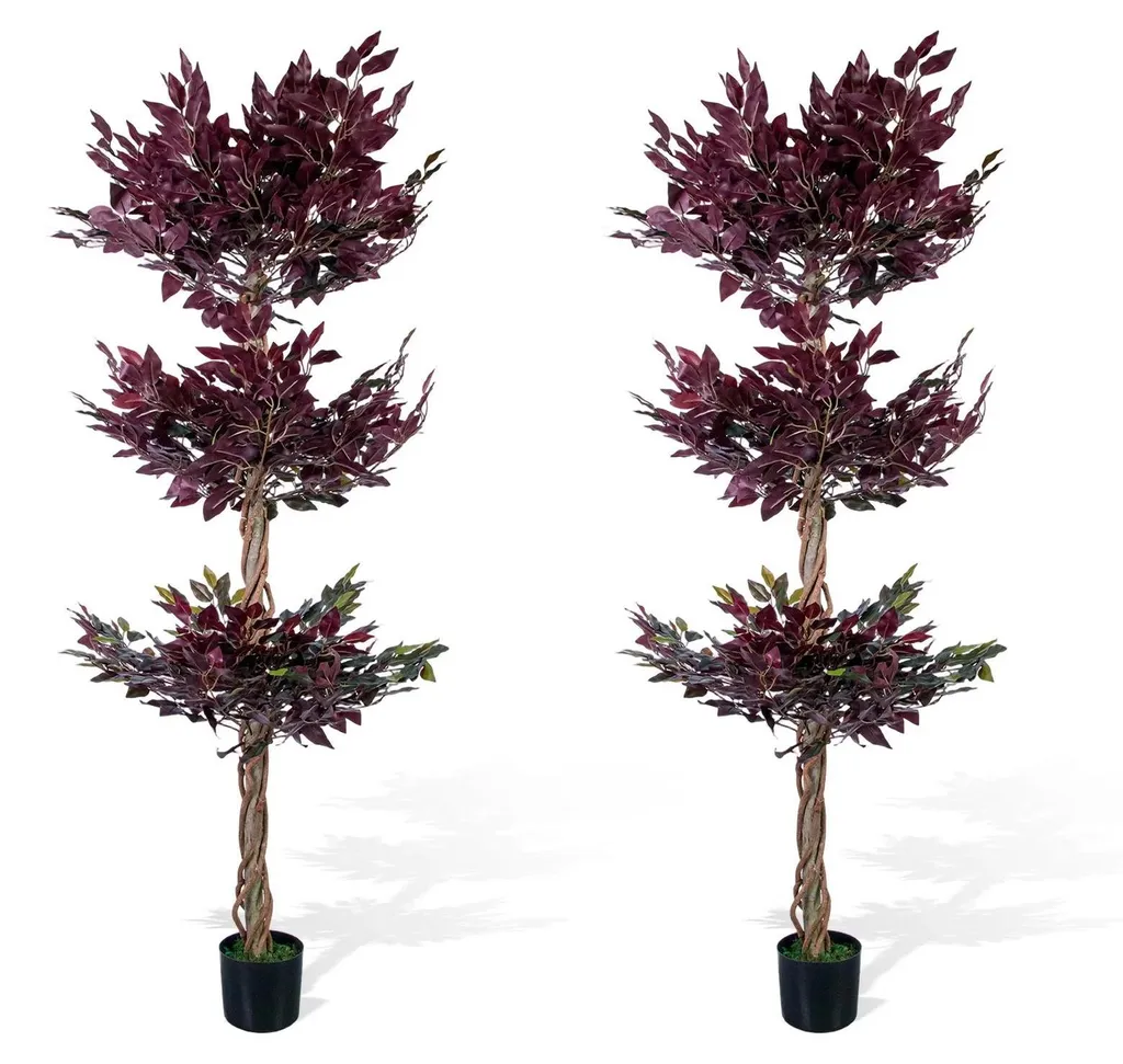 Plante artificielle Ficus Benjamina 180 cm - Arbre factice de salon