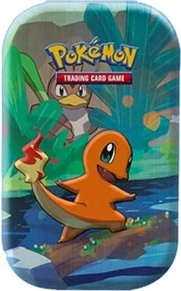 Pokémon Kanto Friends Mini Tin Charmander : Boîte Métal avec 2 Boosters