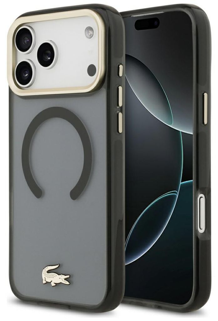 Lacoste Back Cover - iPhone 17 Pro Max - Zwart - MagSafe Produktbild 