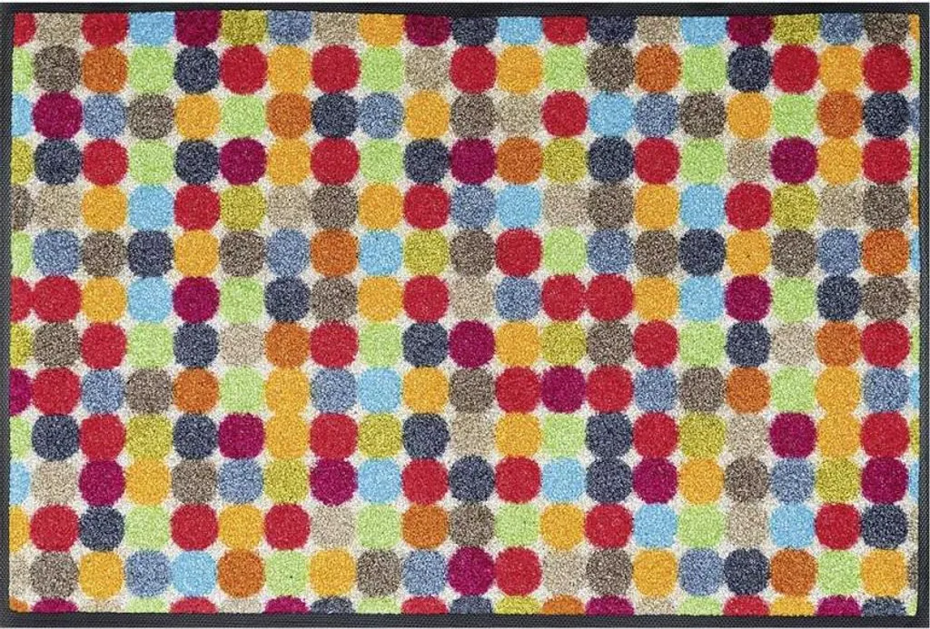 Paillasson tissé MIKADOS motifs géométriques - Tapis résistant et moderne