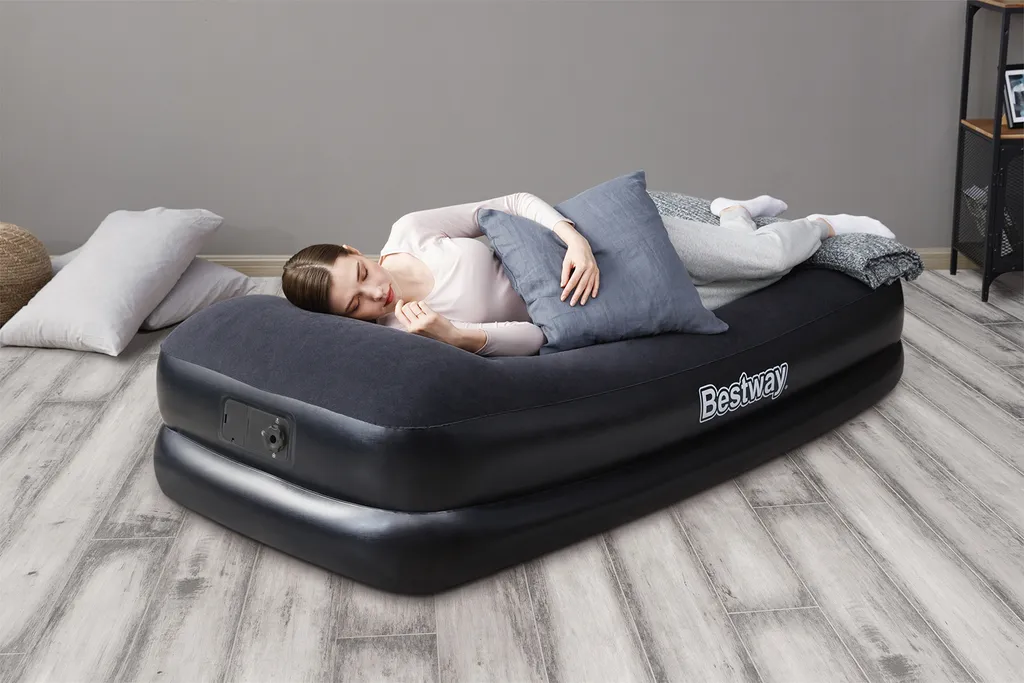 Matelas Gonflable d'Appoint pour Invités avec Pompe Électrique Rapide - 41