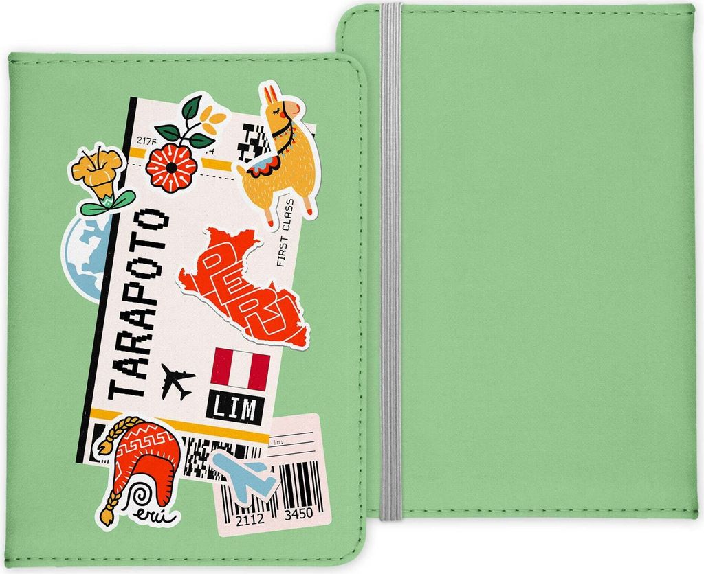 22Feels Tarapoto Souvenir Reisepasshülle Organizer Reisen Gadgets Peru Südamerika Urlaub Kunst-Leder Etui Cover Frauen Männer Kinder