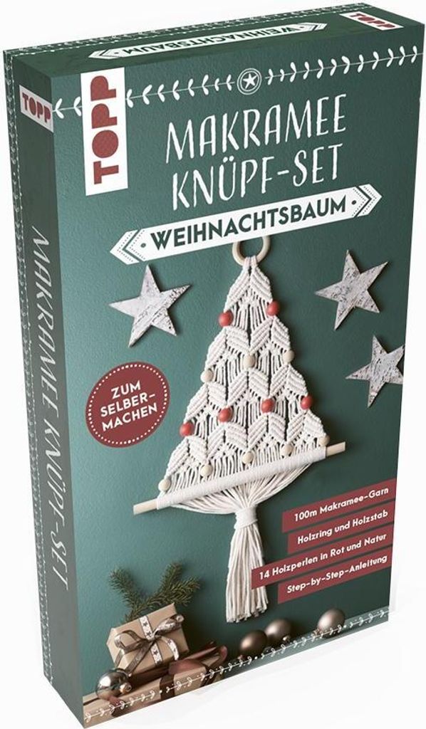 Makramee Knüpf-Set Weihnachtsbaum