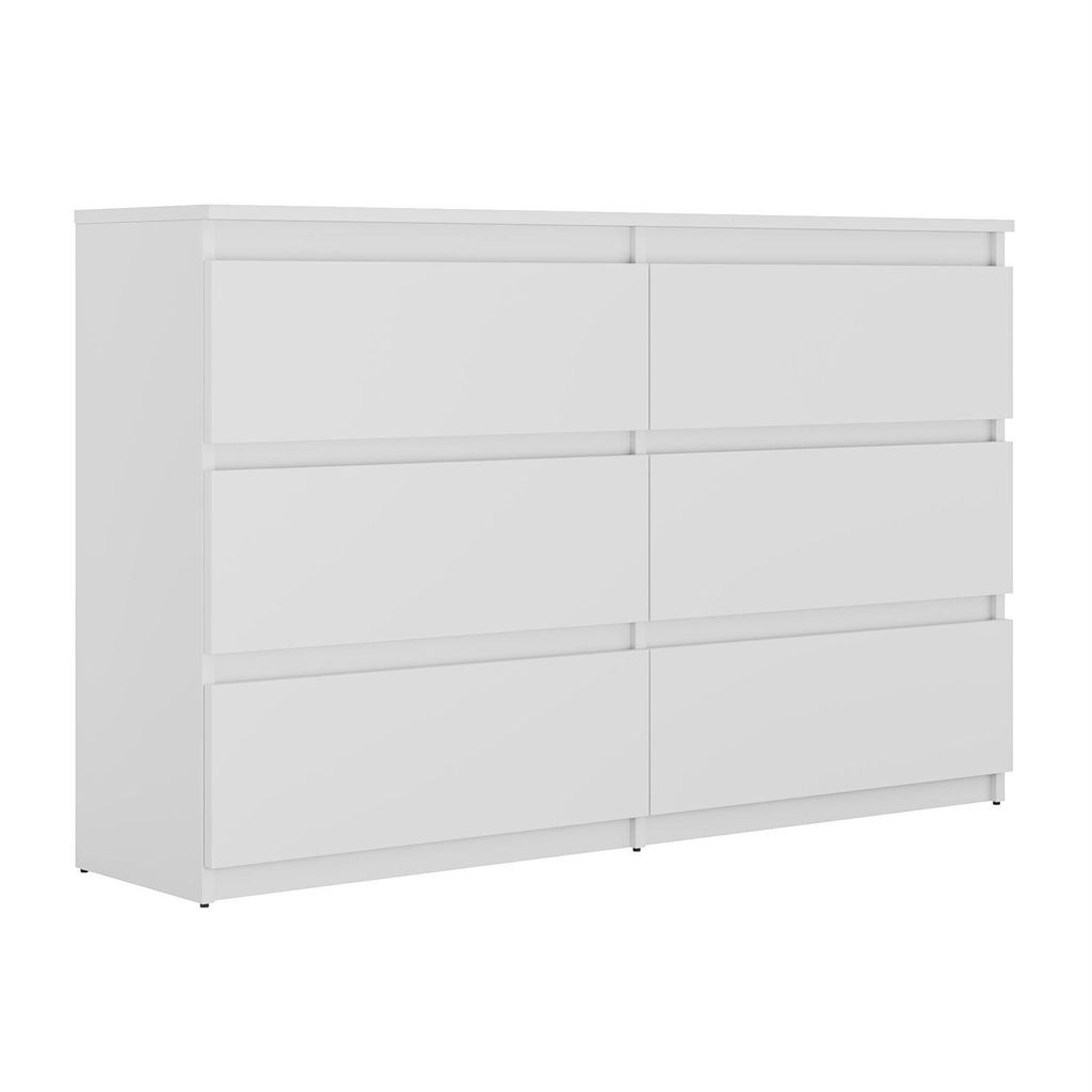 Moderne Kommode HANA M6, Weiß 120cm