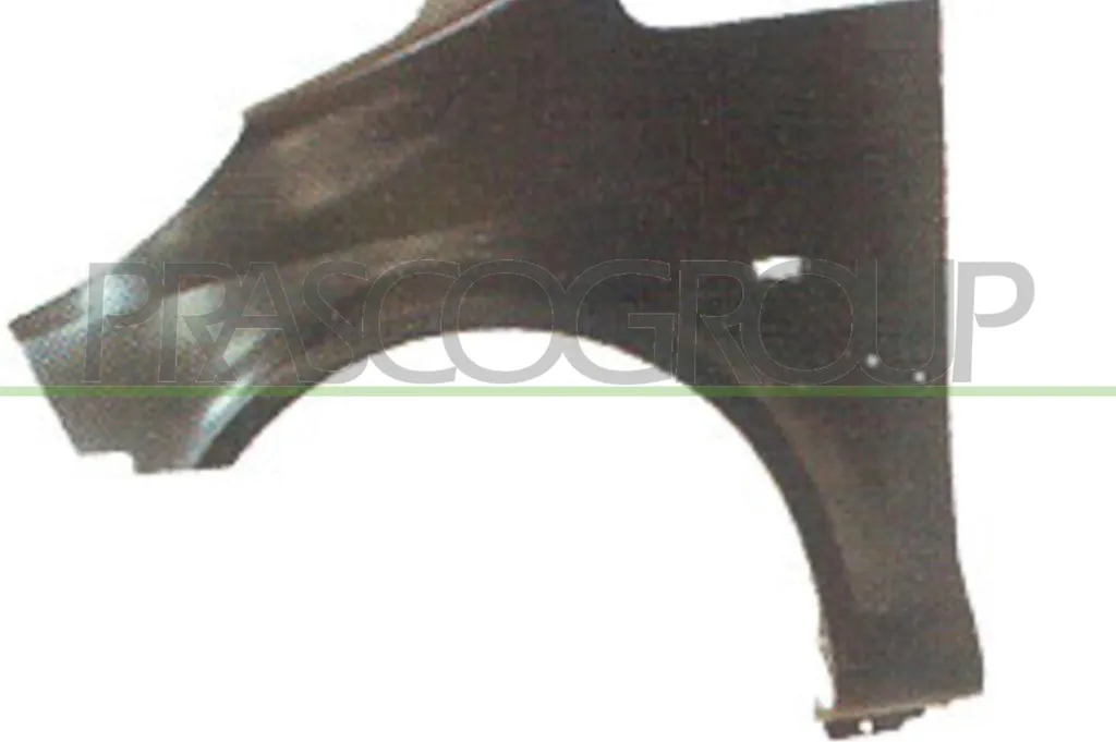 Aile avant gauche PRASCO en acier pour Peugeot 1007 (KM) OE 7840P5