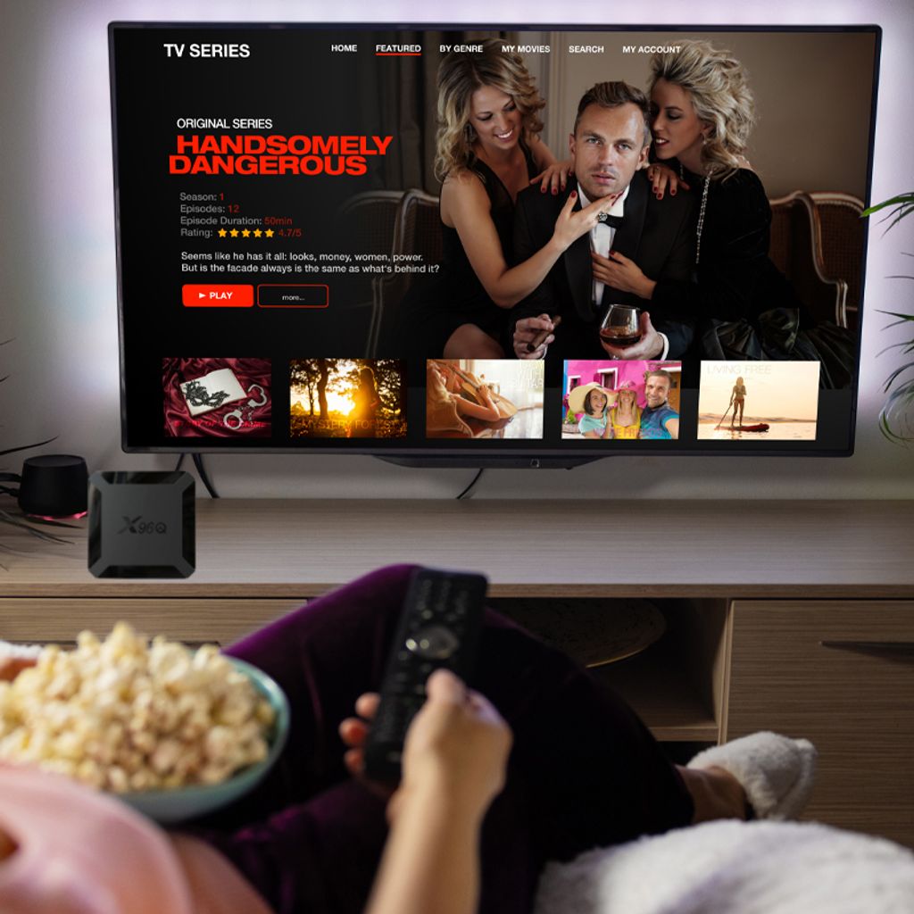 TV Box Android 8 X96Q HD 4K z HDMI 2.0, WiFi LAN 16 GB Zdjęcie produktu 6