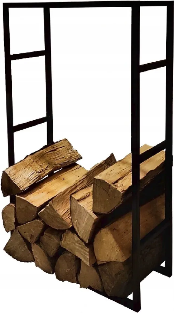 Étagère à bois en métal : fini le bois en vrac ! Rangement propre 10122