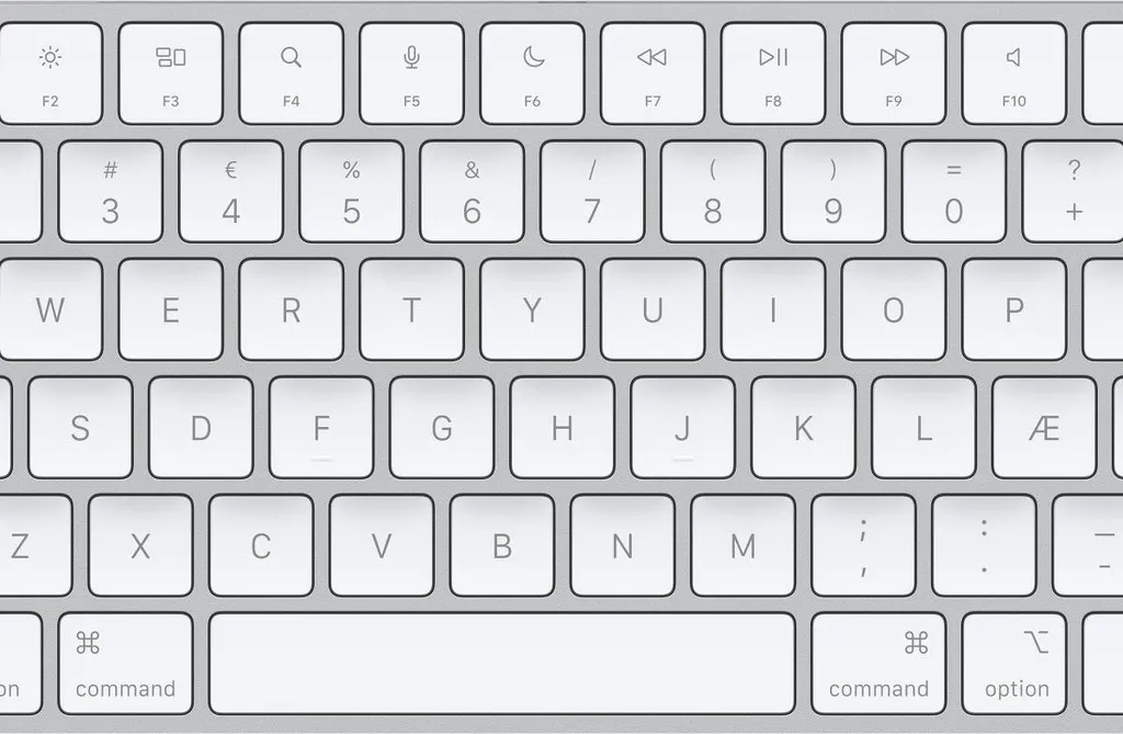 Clavier Apple Magic Blanc QWERTY avec Technologie Bluetooth Haute Précision