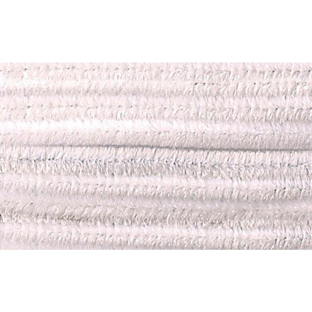 folia Cure-pipe blanc fil chenille Ø 8,0 mm 10 pcs. Image du produit 