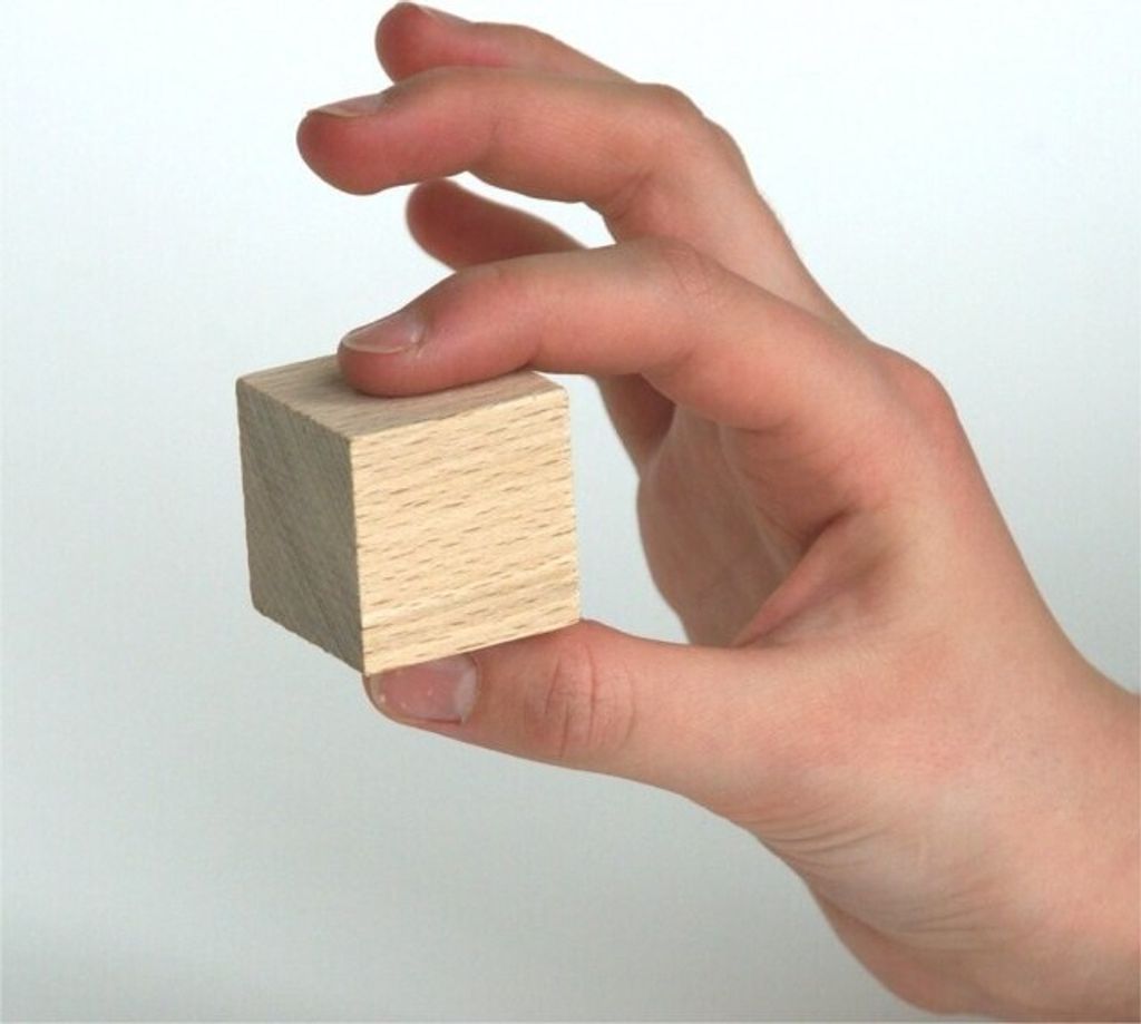 Würfel Buche natur vollkantig 30mm Produktbild 