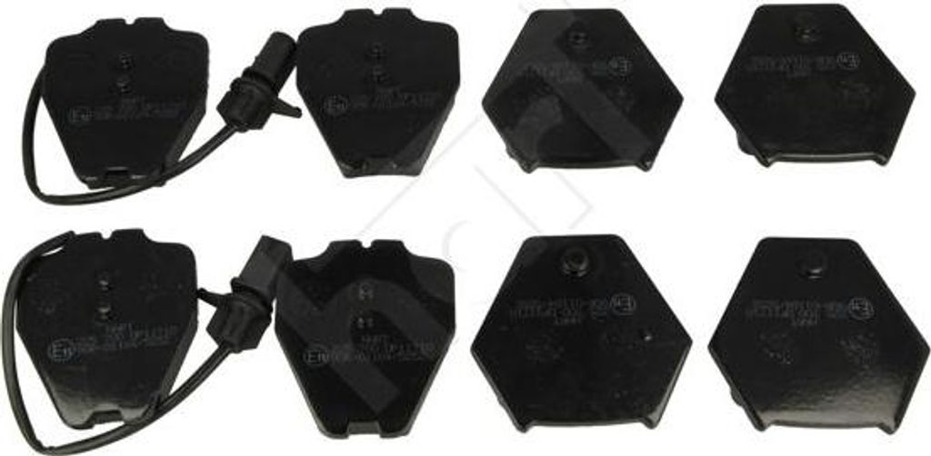 HART 225 700 Bremsbelagsatz, Scheibenbremse OE 4B0698151D kompatibel mit A4 8D, A6 4B, Passat 3B
